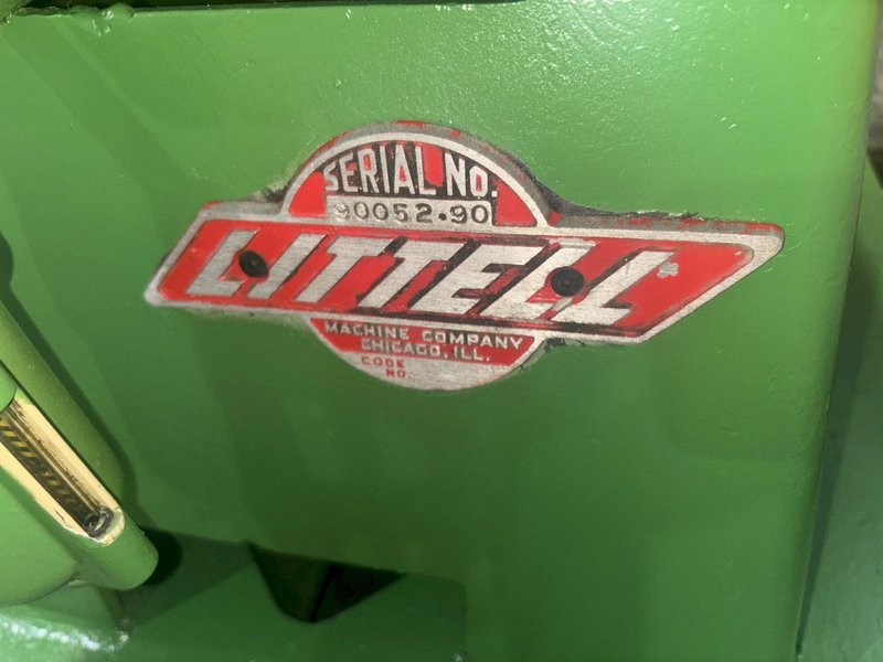 2,000 LBS X 12&quot; LITTELL MODEL #20-12 DOUBLE END PULL OFF UNCOILER COIL REEL: STOCK #23714