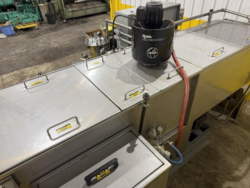 2021 JENFAB STAINLESS MODEL # LJ 19" ROTARY DRUM WASH / RINSE/ DRY PARTS WASHER SYSTEM: YOBRO #24682