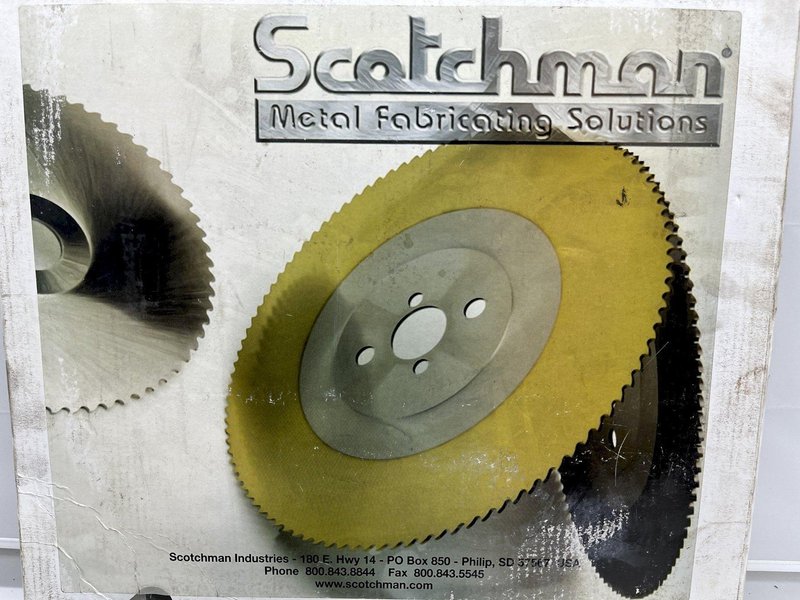 350x2,5x32 SCOTCHMAN HSS-DMo5 SAW BLADE [MAX RPM 550] STOCK #15774