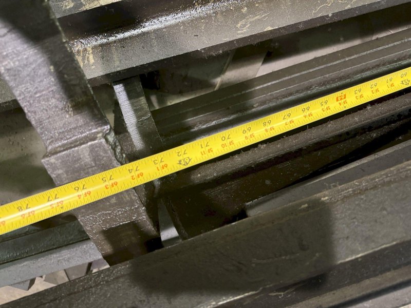 3&quot; OPENING X 72&quot; LONG 90 DEGREE BOTTOM PRESS BRAKE DIE. STOCK # 1225224