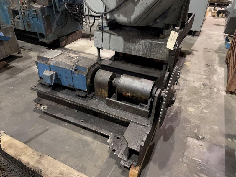 50,000 LBS x 38&#039; VAUGHN DOUBLE PULL/ SINGLE CHAIN DRAW BENCH: STOCK #13578