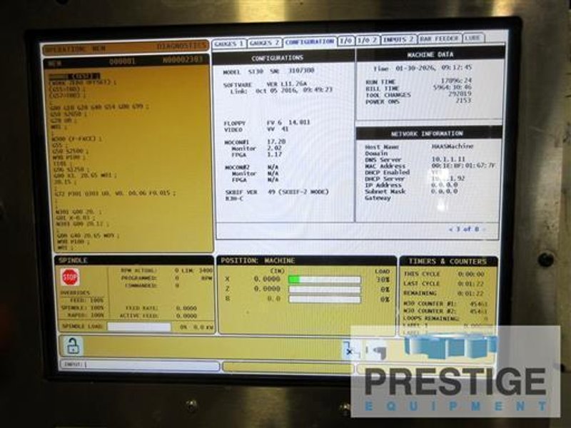 HAAS ST30 CNC Turning Center