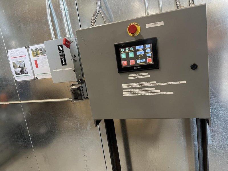 750 BTU/HR Reliant Powder Coating Natural Gas Oven, 2012 – Power Flame Burner FD75–PB