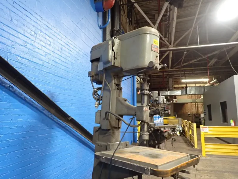EDLUND MACHINERY CO. 26" X 26" DRILL PRESS  -  2F1S