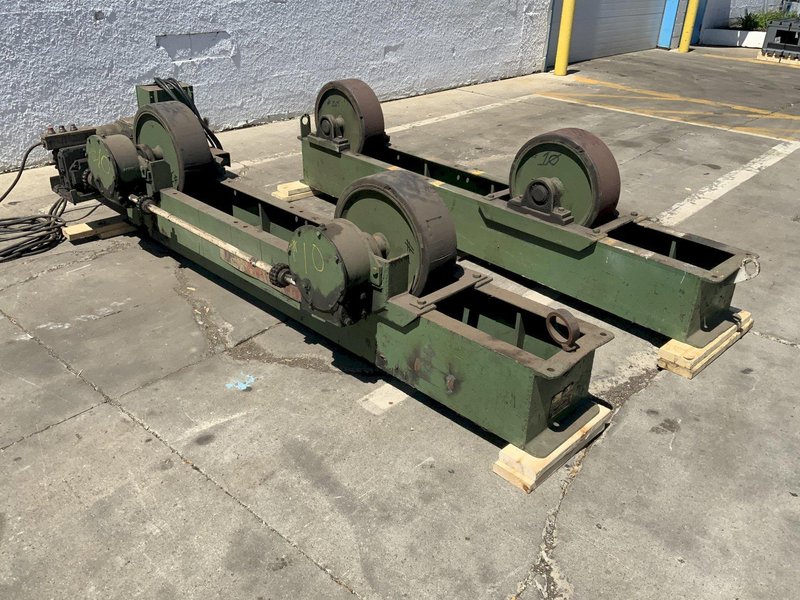 30 TON RANSOME TANK TURNING ROLLS : STOCK #81052