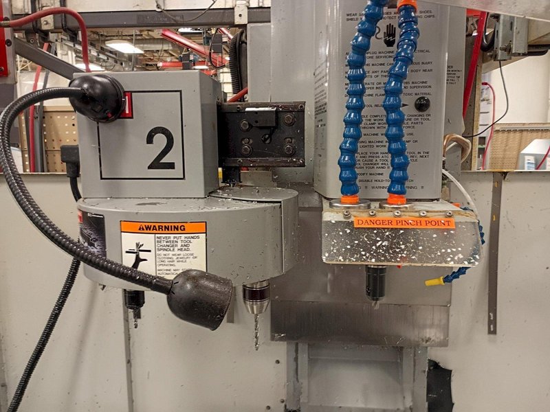 Haas TM-2 CNC Tool Room Mill with Haas 32-Bit CNC Control, 10, ATC, Rigid Tapping and MORE!- Auction Item