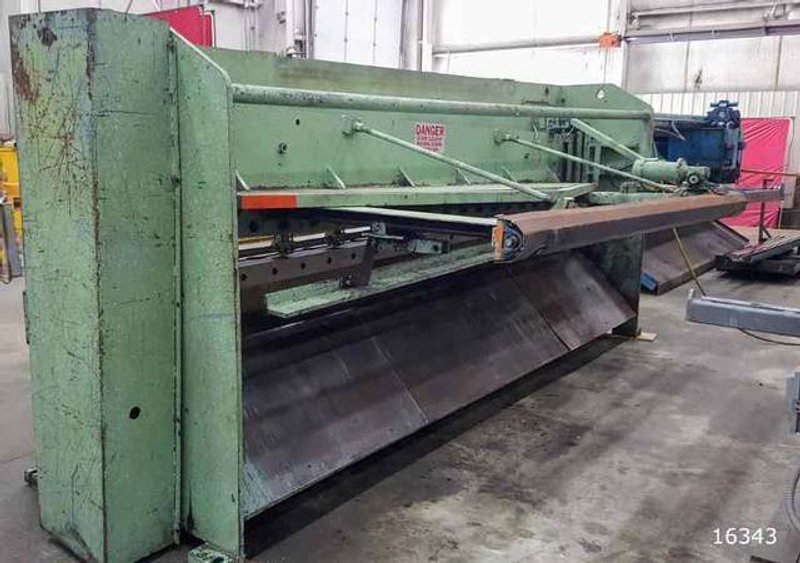 HTC Model U37-12 3/8&quot; x 12&#039; Hydraulic Power Squaring Shear