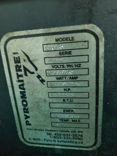 Pyromaitre Pyro-30 Conveyor Oven