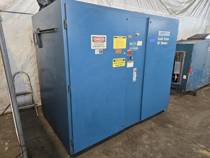 500 K.W. THERMATOOL SOLID STATE HIGH FREQUENCY WELDER. STOCK # 0758226