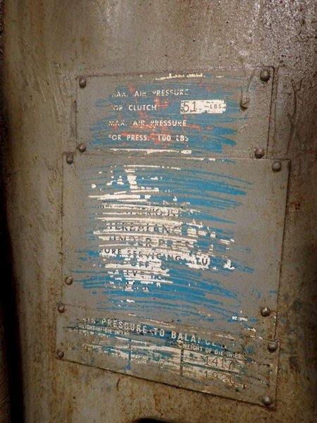 BLISS 23B-KJ KNUCKLE JOINT PRESS: YOBRO #24305