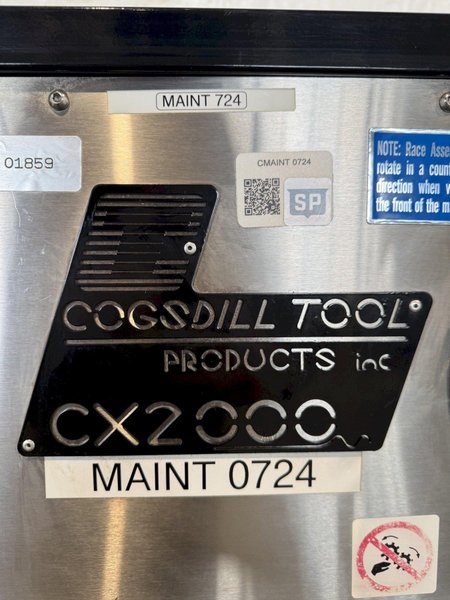 COGSDILL CX-VSA-2203-A BURNISHING MACHINE. STOCK #1112225