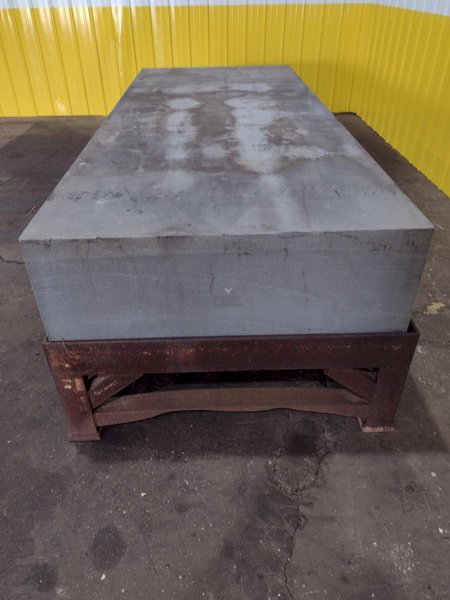 10&#039; x 4&#039; X 16&quot; PRECISION GRANITE SURFACE PLATE W/ TABLE STAND: STOCK #19003