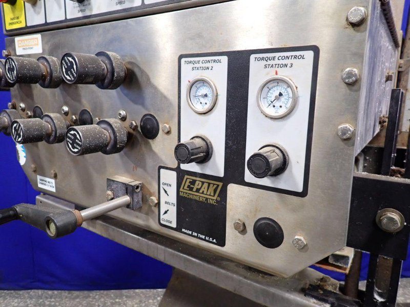 E-pak Machinery  3 Spindle Capper