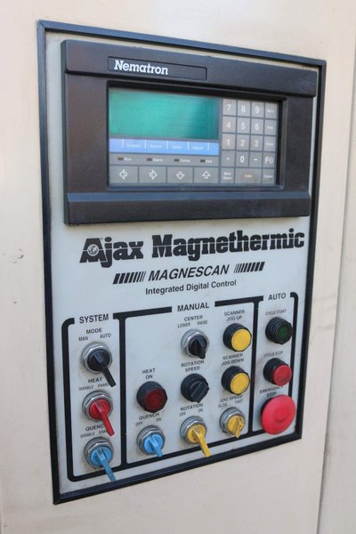 150 KW-10 KHZ DUAL HEAD AJAX INDUCTION SCANNER/HARDENER: STOCK #68790