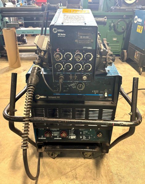 Miller Deltaweld 302 Mig Welder, 60 Series Dual Wire Feeder, 3 Phase