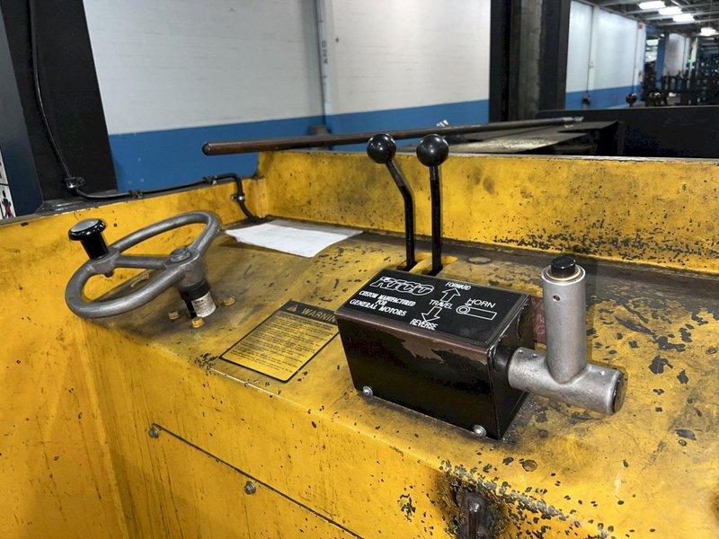 60,000 LBS RICO MODEL #HLR600 ELECTRIC FORKLIFT / DIE-CART / COIL-CARRIER. STOCK #1004225