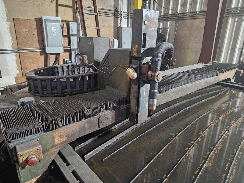 8′ x 24′ Controlled Automation 013-111 Plasma Table, 2013 – Hypertherm HPR260XD