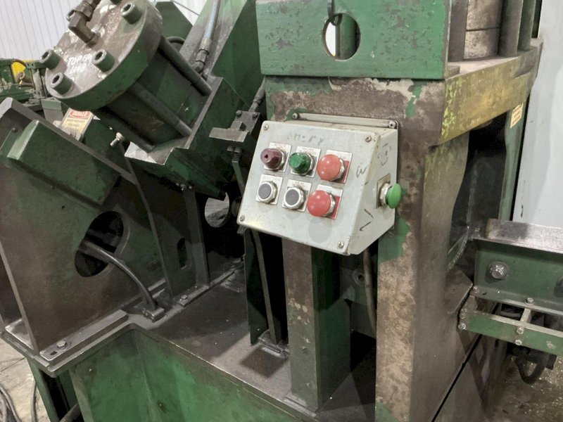 6" x 6" x 1/2" CONTROLLED AUTOMATION MODEL #ABL-74 AUTOMATIC ANGLE PUNCH &amp; SHEAR LINE: STOCK #24935