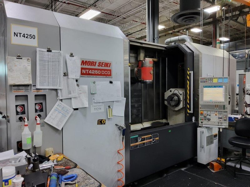 Used 2009 Mori Seiki NT4250DCG/1500SZ CNC Multi-Tasking Lathe For Sale