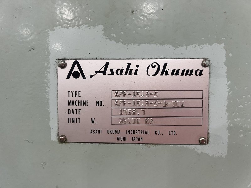 Asahi Okuma Model APF-1513-5 Five Die Progressive Heading Machine
