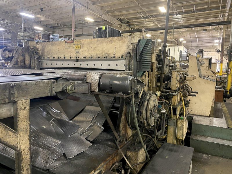 72&quot; X 12 GAUGE X 30,000 LBS GARY &quot;SLEAR&quot; SLITTING &amp; CUT TO LENGTH LINE: STOCK 15091