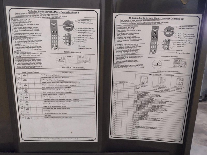 LANTECH MODEL #Q300 PALLET WRAPPER: YOBRO #25268