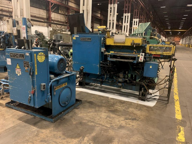2.2" X 52" MITCHELL MONOTUBE UPPER COUNTERBORE FORMING MACHINE: STOCK #13588