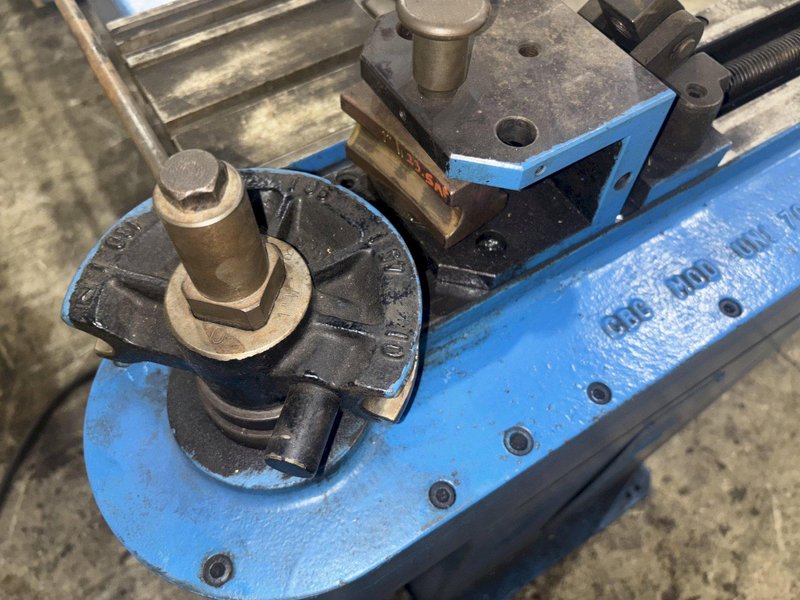 2-1/8&quot; CBC ALTA TECHNOLOGIA MODEL #UNI-70C ELECTRIC TUBE BENDER W/ MANDREL TABLE: YOBRO #23826