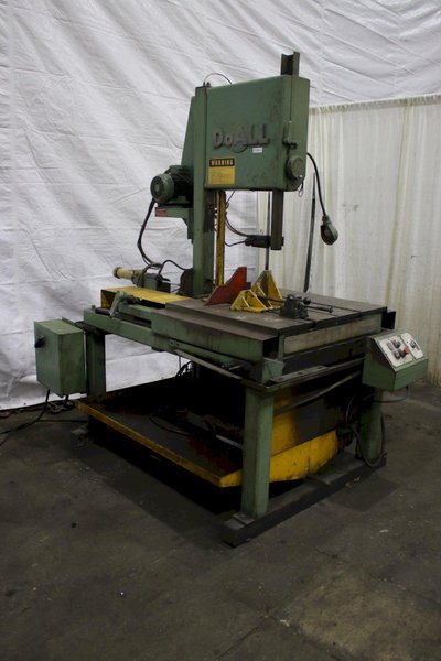 16" DOALL MODEL #U-1421 VERTICAL BANDSAW: STOCK #75793
