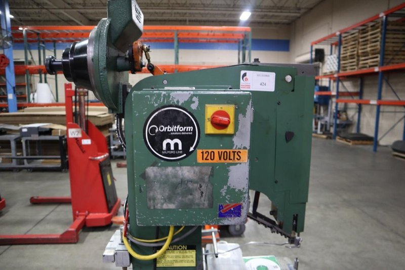 MIlford Orbitform #58 Riveter, Tooling, Remote Foot Trip - Auction Item