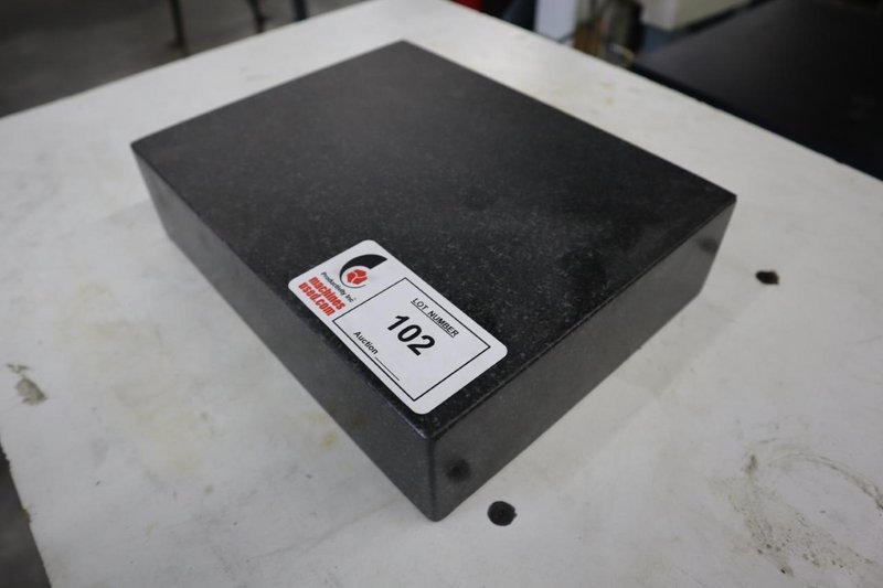 Black Granite Surface Plate 12" x 9.25" x 3"- Auction Item