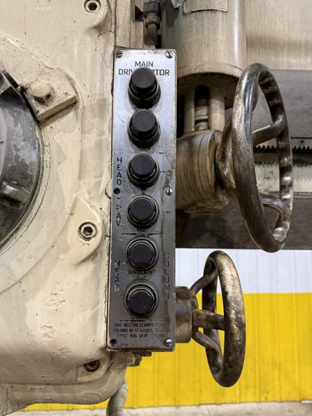 6&#039; X 19&quot; CARLTON MODEL #4A RADIAL DRILL: STOCK 15025