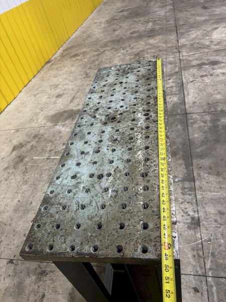 49.5" X 41.25" X 19" DRILLED AND TAPPED ANGLE PLATE EXTENSION: STOCK #22133