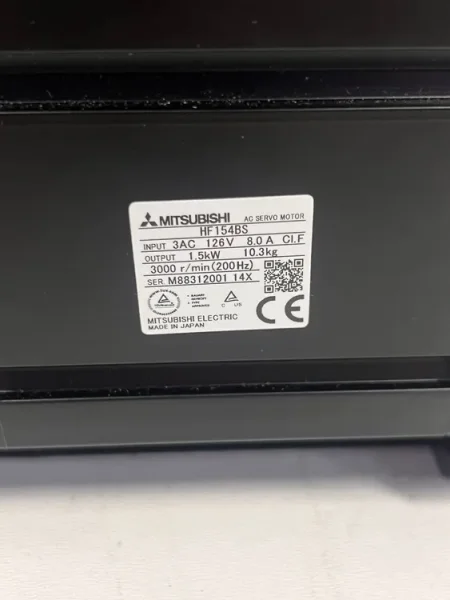 MITSUBISHI HF154BS-A51 AC SERVO MOTOR NEW WITH OPEN BOX
