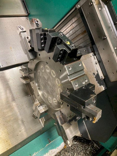 Nakamura-Tome WT-250 CNC Lathe, 2001 – Twin Turret, Chip Conveyor, Parts Catcher