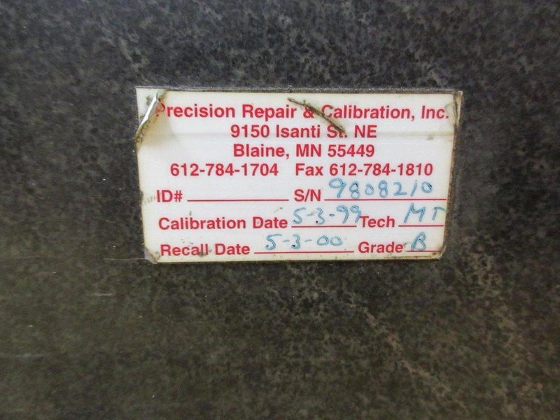 Black Granite Surface Plate 18&quot;x12&quot;x4&quot;- Auction Item