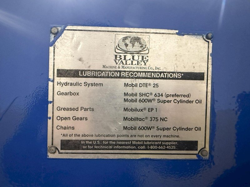 3/8" x 144" BLUE VALLEY MODEL #65B-696 CIRCLE SHEAR: YOBRO #24409