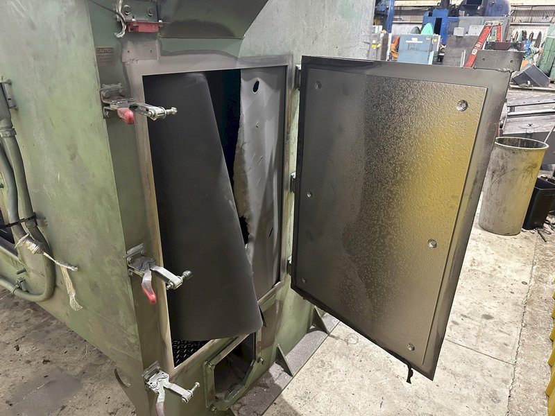 36&quot; X 72&quot; GOFF MODEL #3672D SPINNER HANGER SHOT BLAST CLEANING SYSTEM, NEW 2006: STOCK #22470