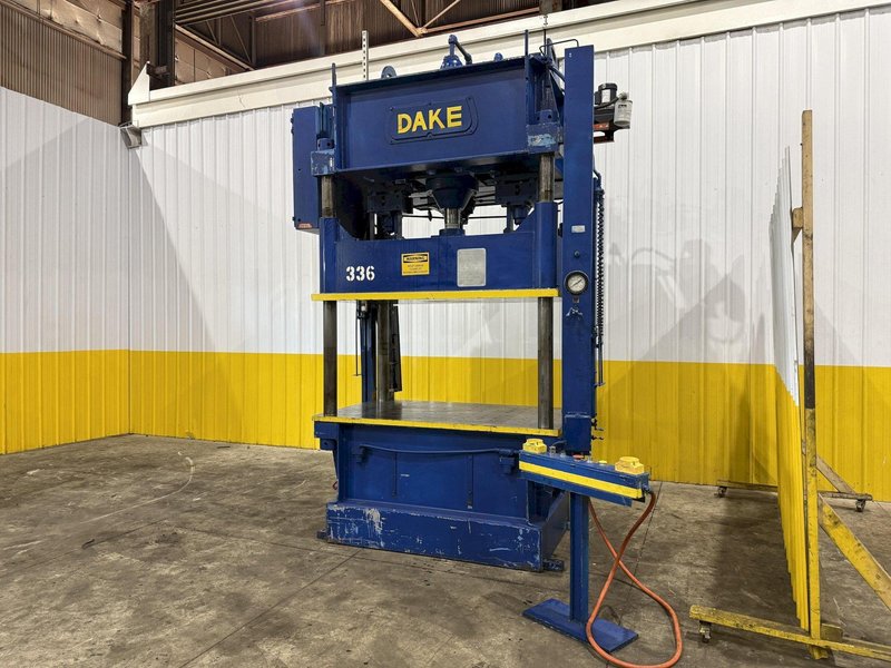 75 TON DAKE MODEL #18-558 HYDRAULIC 4-POST PRESS,  23&quot; STROKE: YOBRO #24094