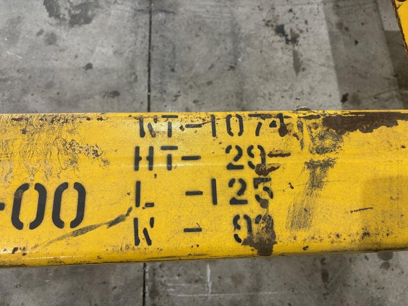 8,000 LBS X 10' X 8' LETELLIER 4-ARM SPREADER BAR LIFT BEAM WITH CENTERING ADJUSTMENT: STOCK #21987