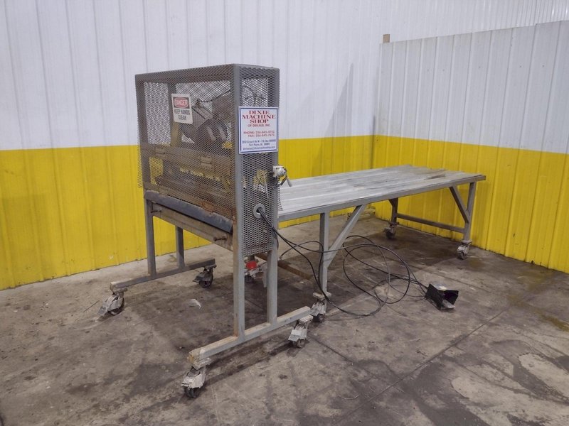 48" DIXIE MACHINE AIR OPERATED PANEL CROP SHEAR: YOBRO #24966