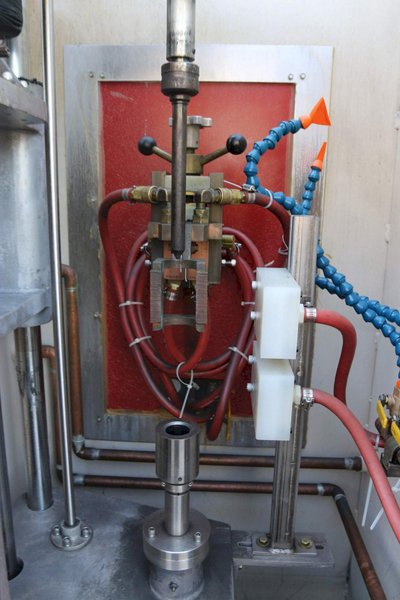 150 KW-10 KHZ DUAL HEAD AJAX INDUCTION SCANNER/HARDENER: STOCK #68790