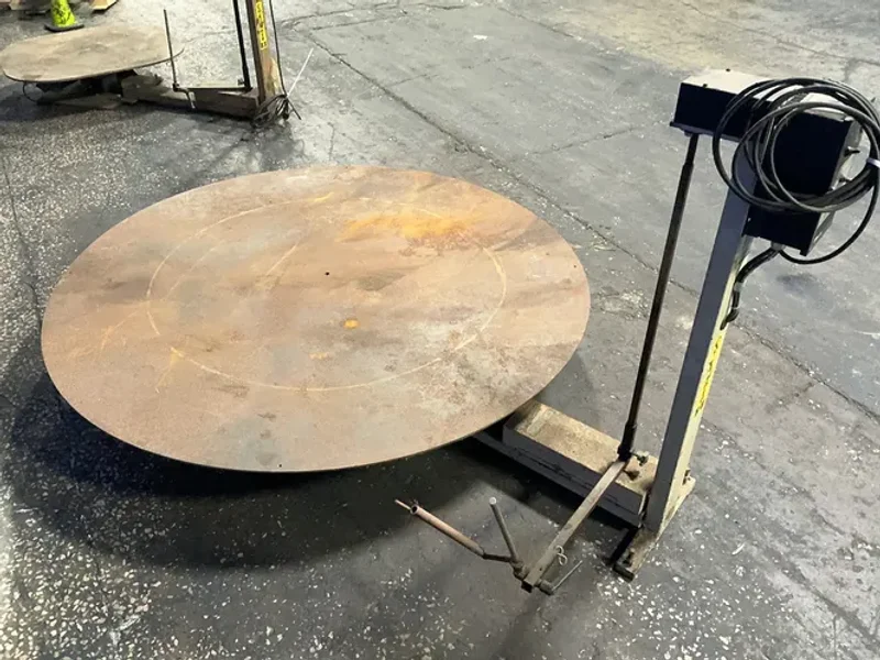 MINARIK CORP. 71.5” DIAMETER SPINNING TABLE COILMATE EZ HORIZONTAL PALLET UNCOILER  -  RG300A-S