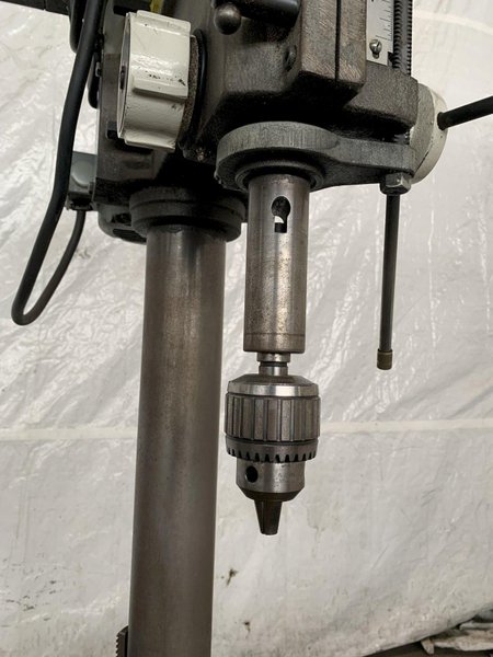 20" CLAUSING 2277 VARIABLE SPEED DRILL PRESS. STOCK # 0679924