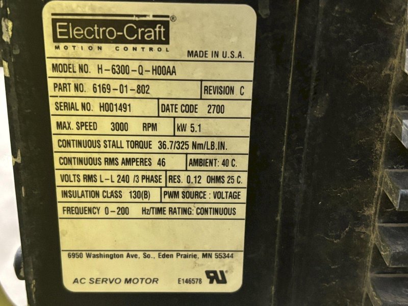 36" x .125" CWP MODEL #SMX36 SERVO-MAX II SERVO FEEDER: STOCK #22395