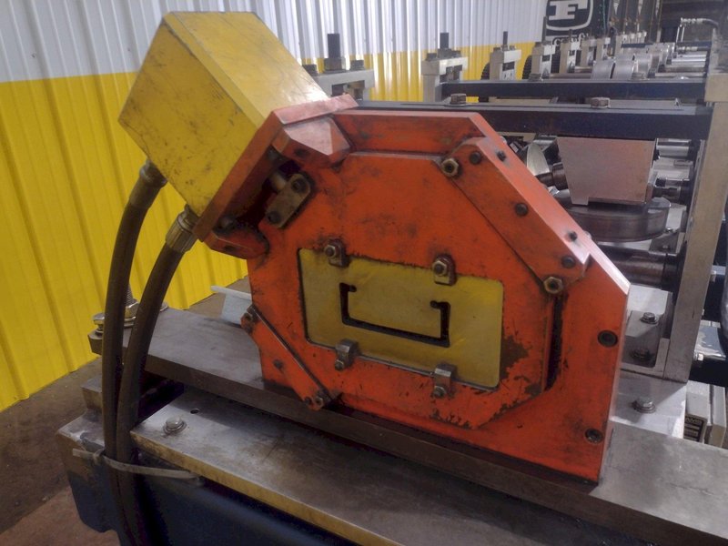 12 STAND X 10&quot; KNUDSON MODEL #KS-2468 STUD &amp; TRACK FRAMING ROLLFORMER, WITH AMS CONTROLS: STOCK #18942