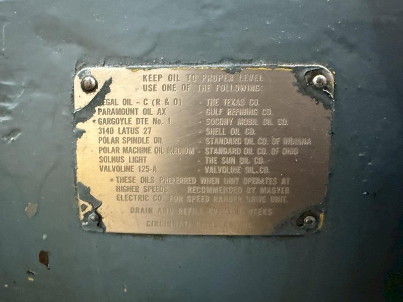 14&quot; X 72&quot; CINCINNATI MODEL #14X72 OD / ID UNIVERSAL CYLINDRICAL GRINDER: YOBRO #24171