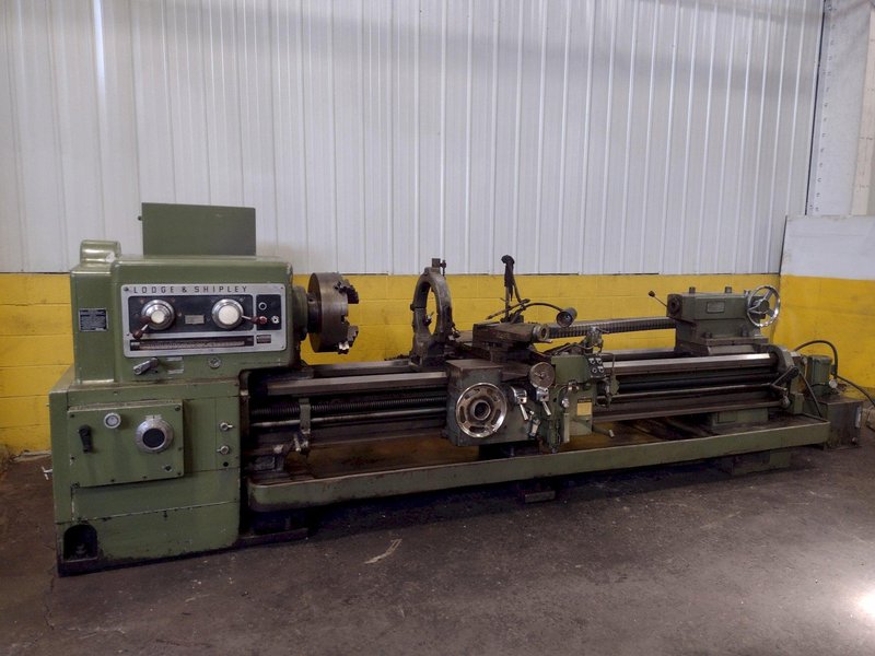 26" x 96" LODGE &amp; SHIPLEY MODEL #RXE 2516 ENGINE LATHE, 2" HOLE: STOCK 17057