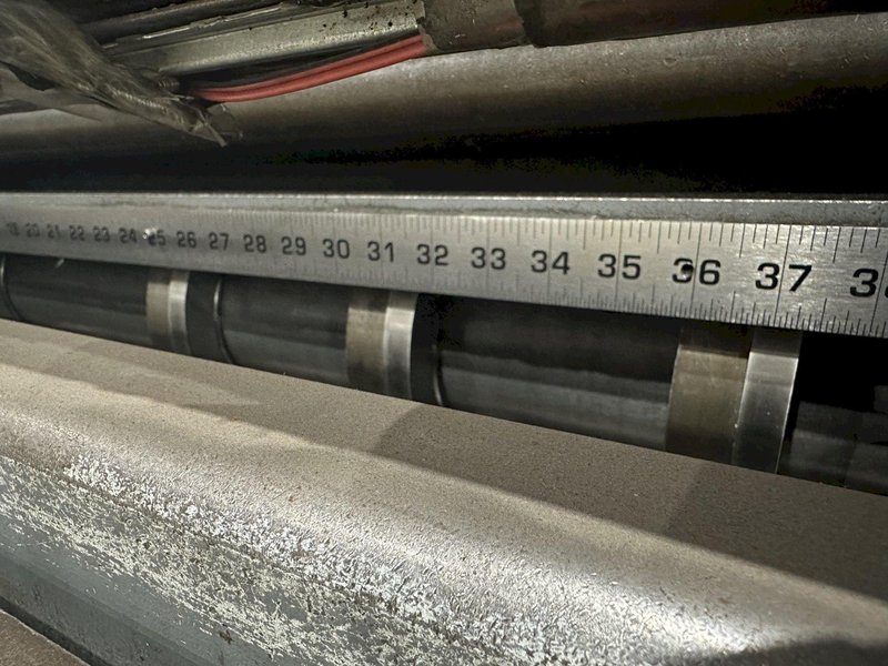 48&quot; X 18 GAUGE SCHLEBACH MODEL #MSS-1250 SLASHER (SLITTING &amp; CROSS CUTTING) SLEAR MACHINE: STOCK #19238