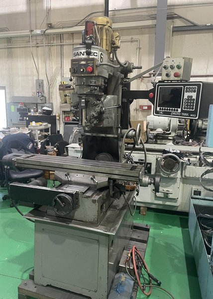 USED SANTEC 9&quot; X 42&quot; 2-AXIS CNC BED MILL, Stock# 10971